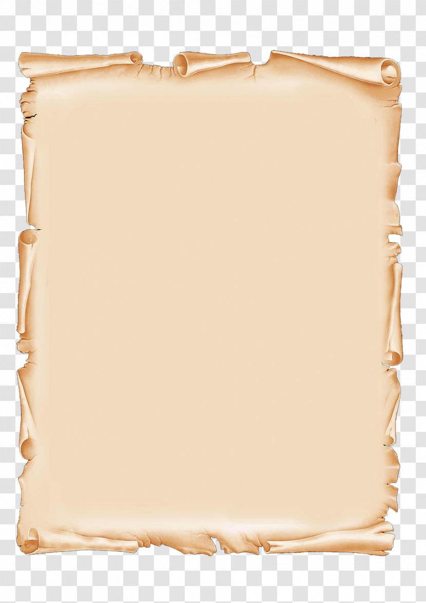 Paper Parchment Vellum Clip Art Image - Printing - Pergamen Transparent PNG