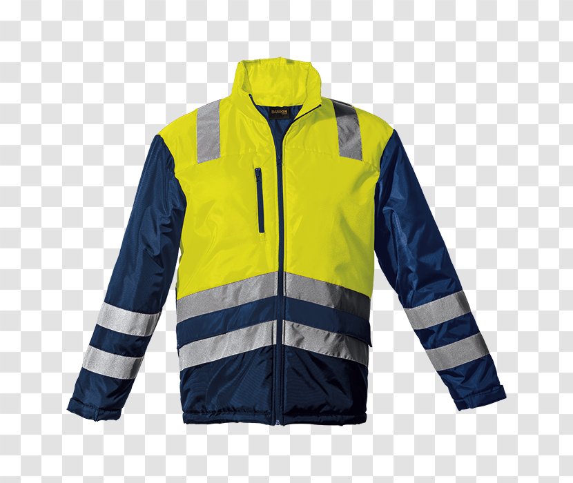 Jacket Clothing Workwear T-shirt Sleeve - Yellow Transparent PNG
