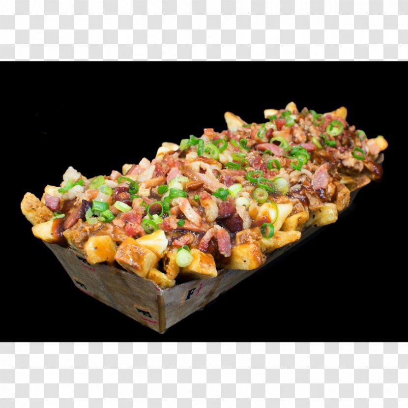 Vegetarian Cuisine Poutine Frites Vancouver French Fries Granville Street - Finger Food Transparent PNG