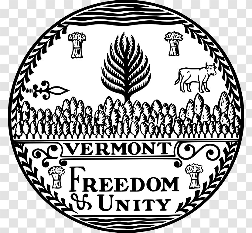 Vermont Republic Seal Of Great The United States Freedom And Unity - Logo Transparent PNG