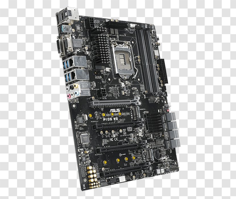 LGA 1151 CPU Socket ATX Motherboard ASUS P10S WS - Computer Component - Cpu Transparent PNG
