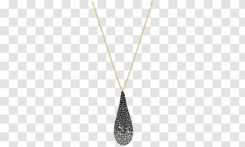 Necklace Pendant Chain Swarovski AG - Ag - Jewelry Black Women Transparent PNG