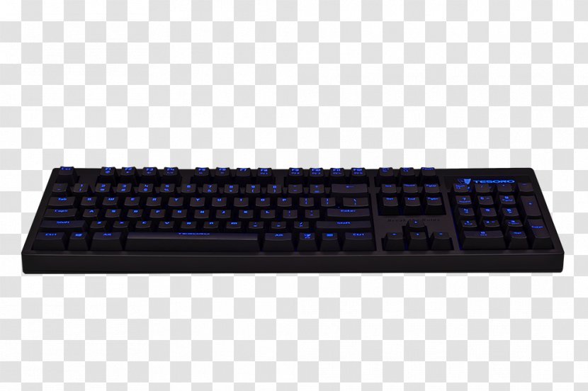 Computer Keyboard Tesoro Excalibur Spectrum Gaming Keypad Laptop Numeric Keypads - Part Transparent PNG