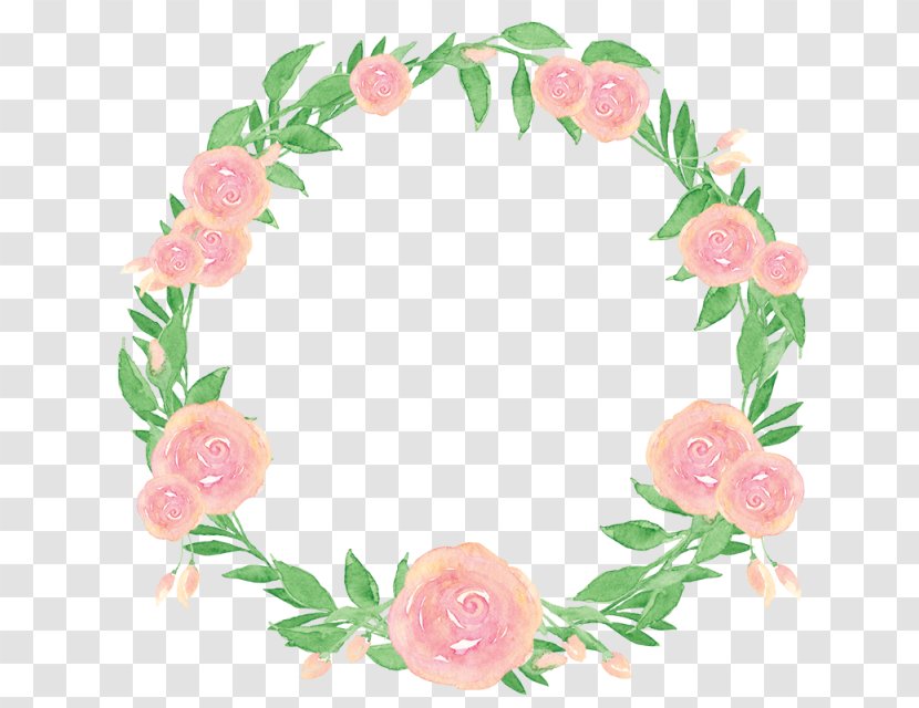 Floral Design Pink Wreath Green - Color - Crown Transparent PNG