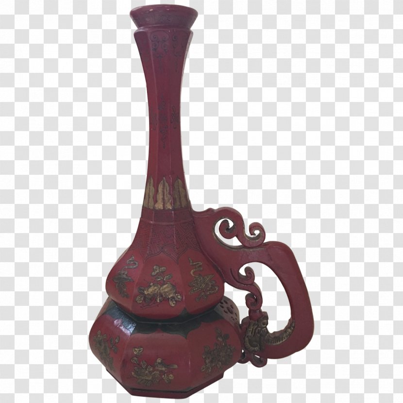 Ceramic Vase Artifact - Hand Painted Transparent PNG