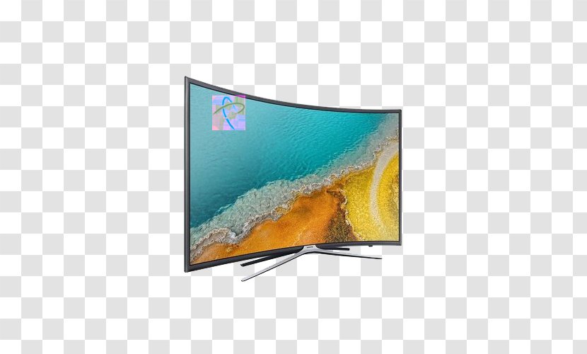 LED-backlit LCD High-definition Television Samsung Smart TV - Curved Screen Transparent PNG