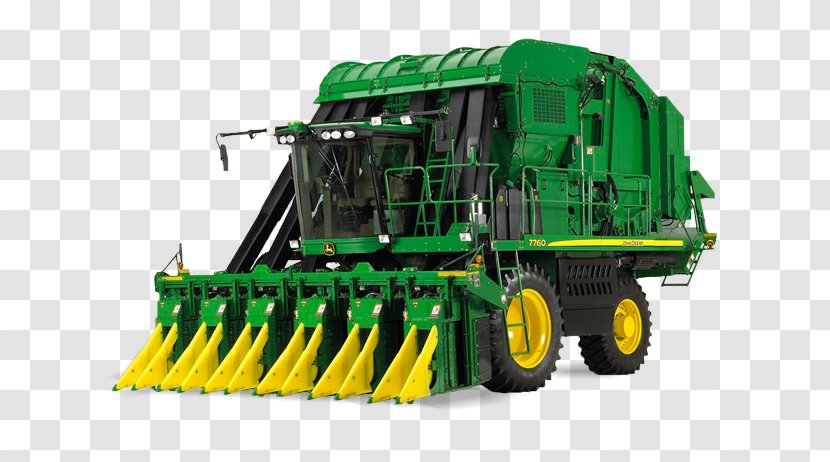 John Deere Cotton Picker Combine Harvester Agricultural Machinery - Heavy - Tractor Transparent PNG