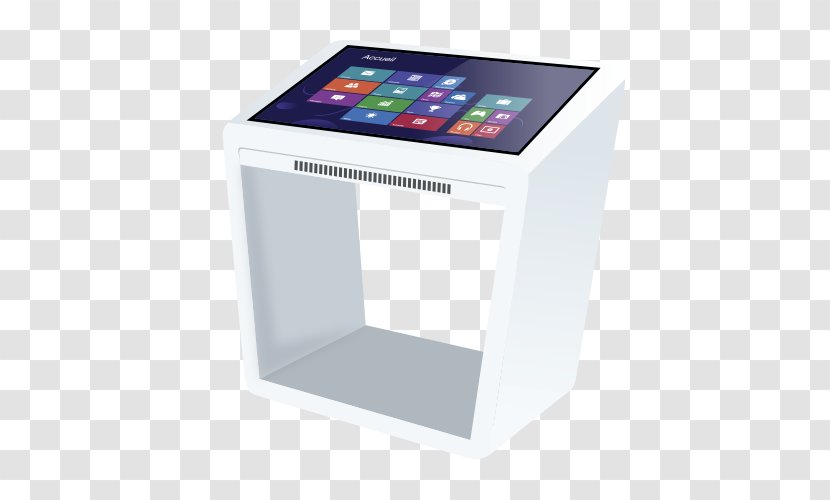 Touchscreen Borne Interactive Interactivity Computer Monitors Kiosks - Cartoon - Led Art Transparent PNG