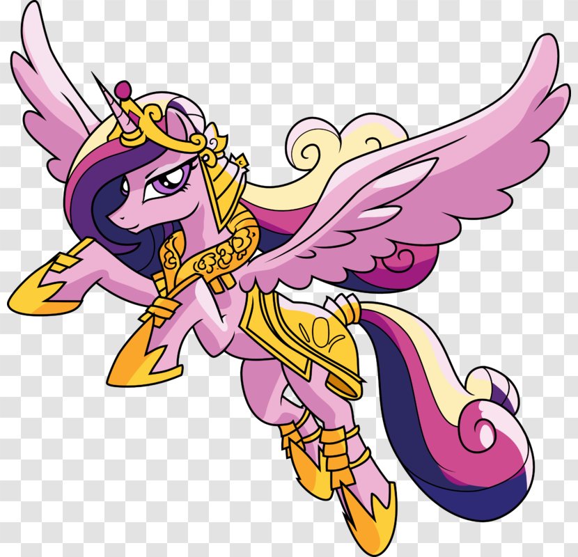 Pony Princess Cadance Celestia Rarity Luna - Mythical Creature Transparent PNG
