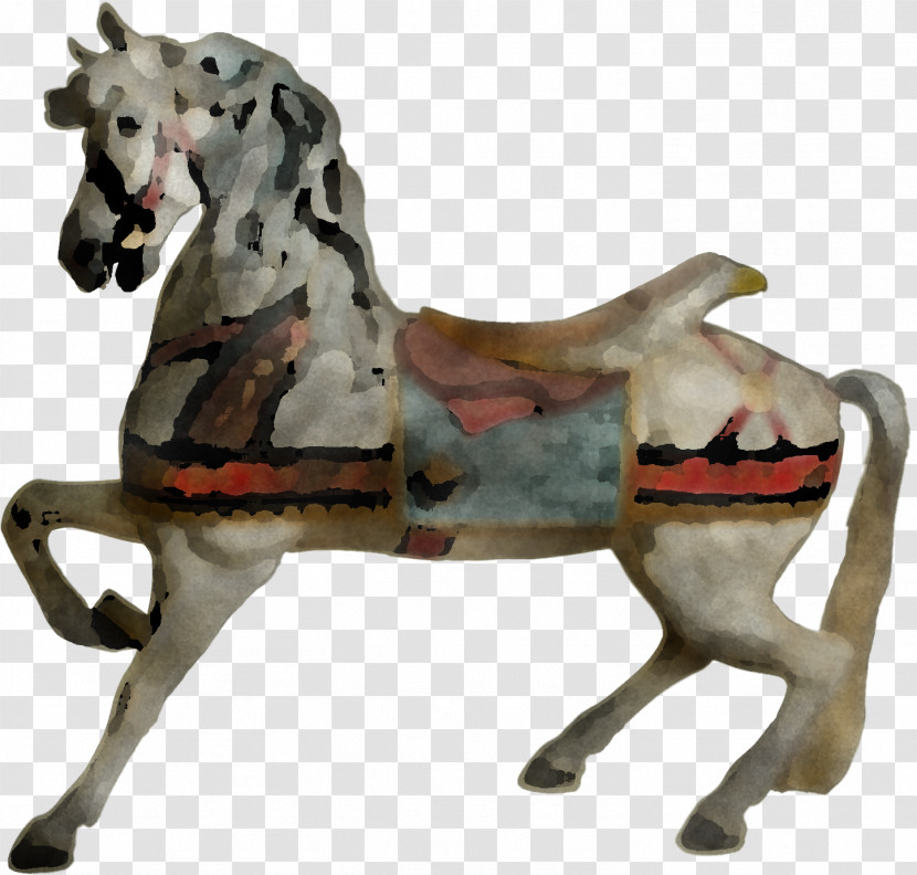 Mustang Stallion Horse Tack Sculpture Horse Transparent PNG