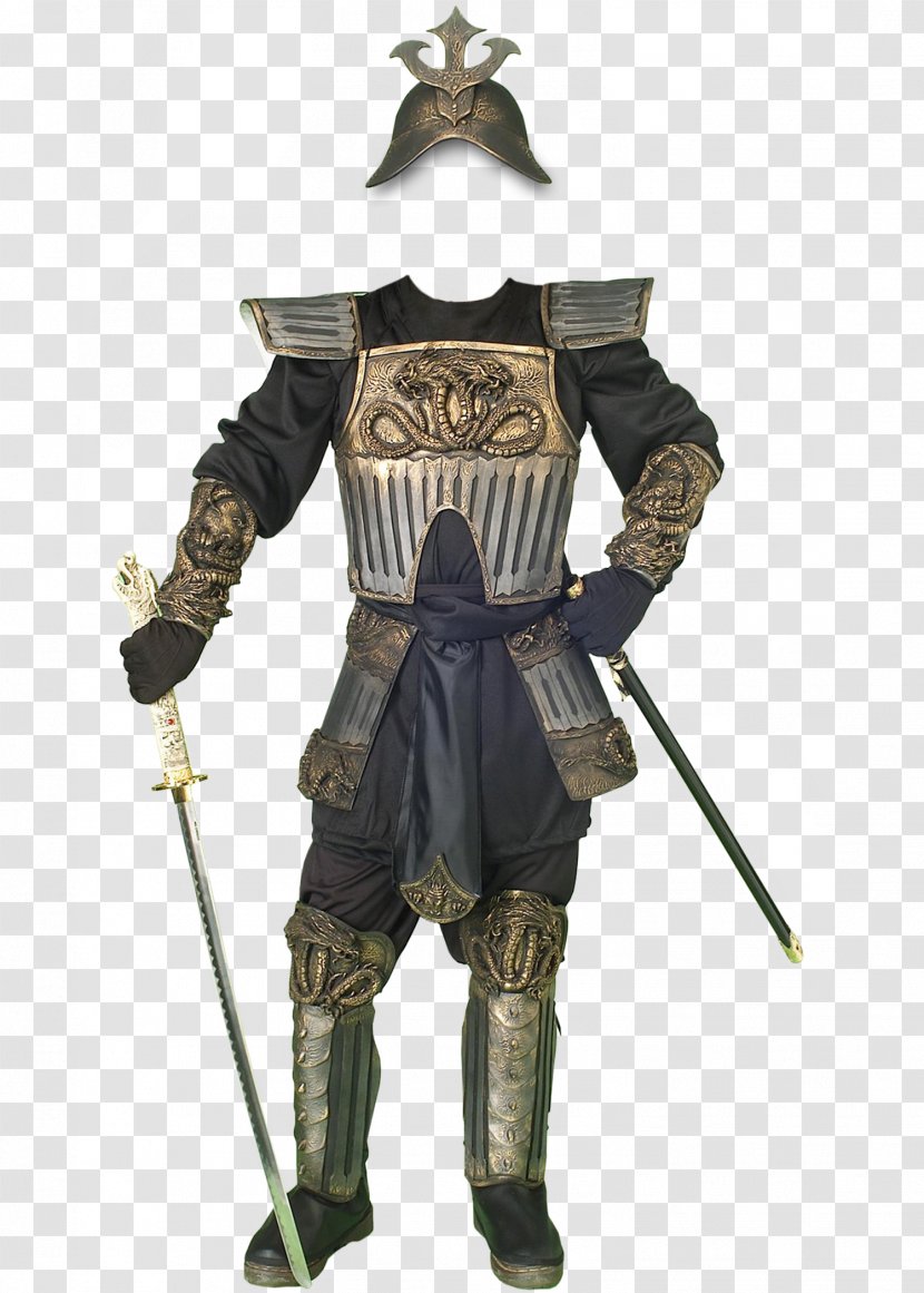 Costume Party Samurai Japanese Armour Clothing - Lance Transparent PNG