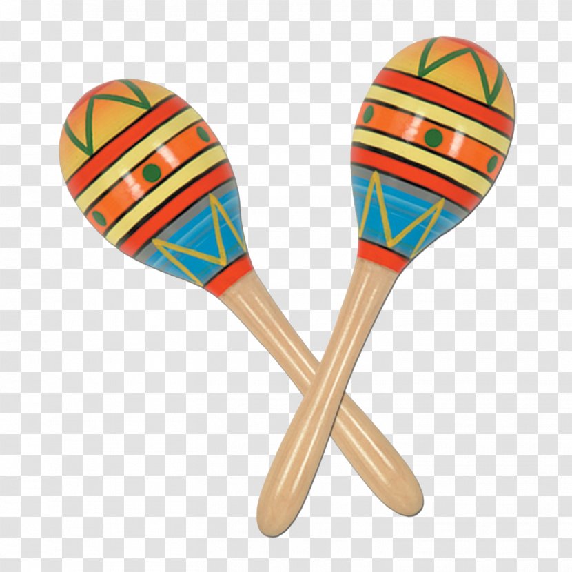 Party Hat Cartoon - Idiophone - Rattle Wooden Spoon Transparent PNG