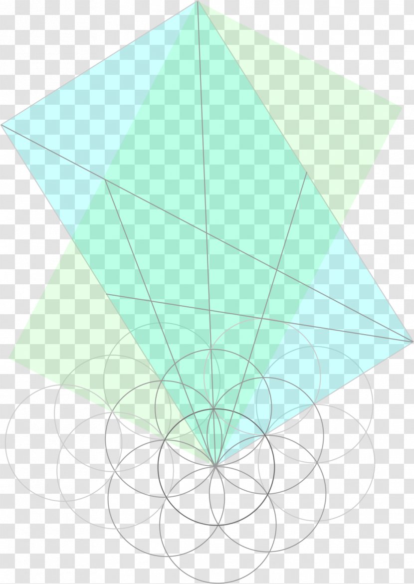 Turquoise Teal Triangle Circle - Aqua - Seeds Transparent PNG