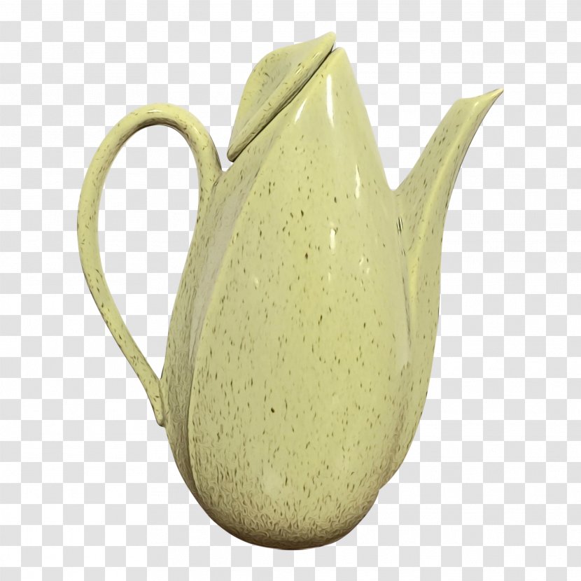 Teapot Jug - Porcelain - Beige Transparent PNG