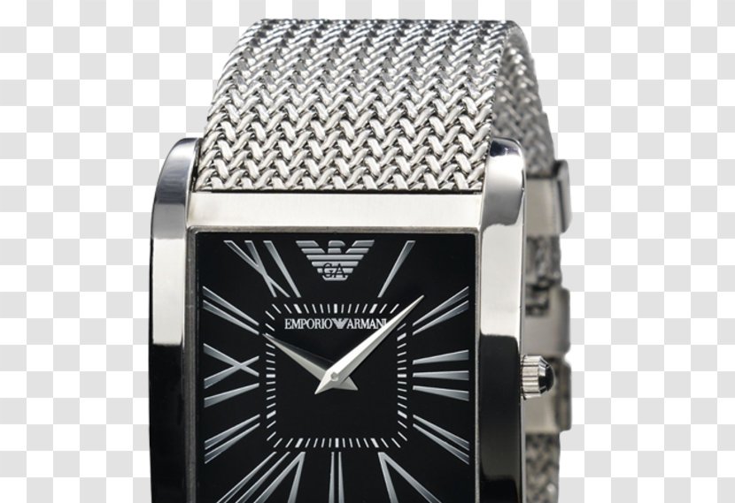Armani Watch Chronograph Clock Fashion - Silver Transparent PNG