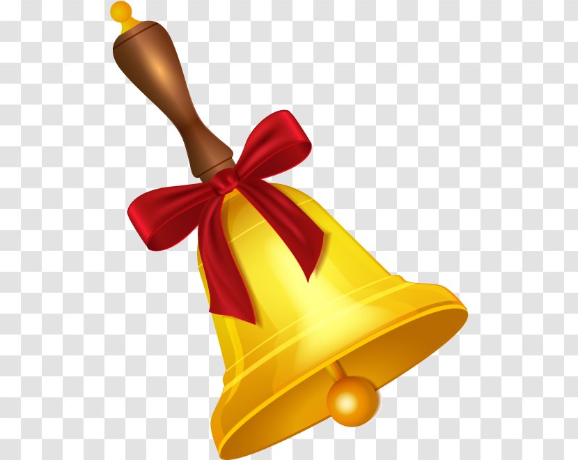 School Bell - Handbell Yellow Transparent PNG