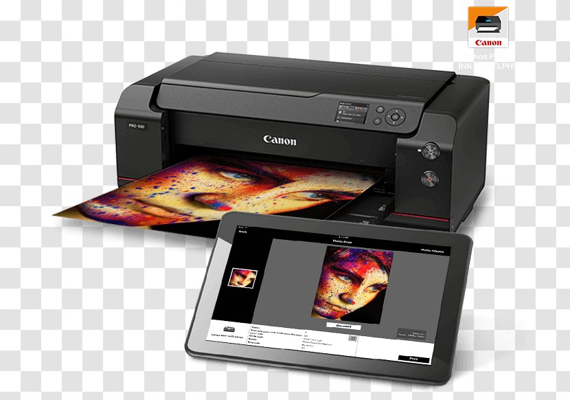 Inkjet Printing Printer Canon Imageprograf - Technology Transparent PNG