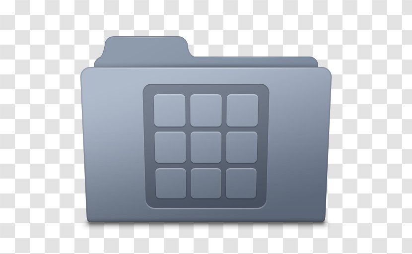 Multimedia Numeric Keypad Font - Film - Icons Folder Graphite Transparent PNG