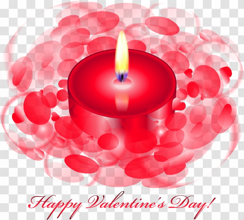 Clip Art - Valentine S Day - Candle Transparent PNG