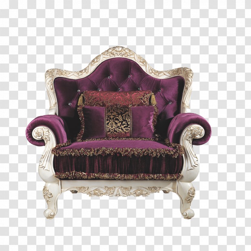 Table Chair Couch Furniture Throne - Chaise Longue - Continental Armchair Transparent PNG