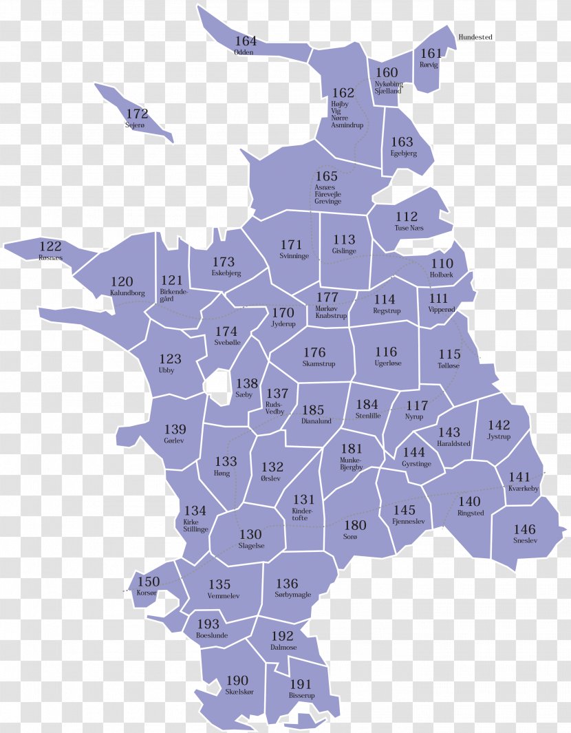 Body Zones Rejsekort North Zealand Bus - Map Transparent PNG