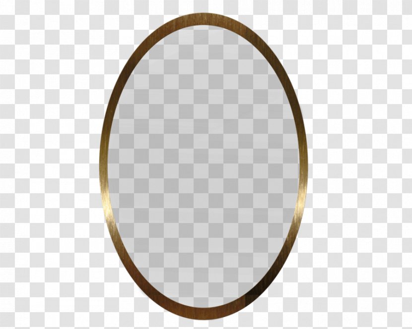 Oval Brown - Mirror - Design Transparent PNG
