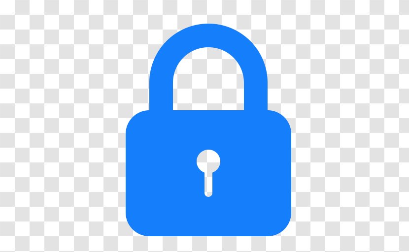 Combination Lock Padlock Locksmithing - Electric Blue Transparent PNG