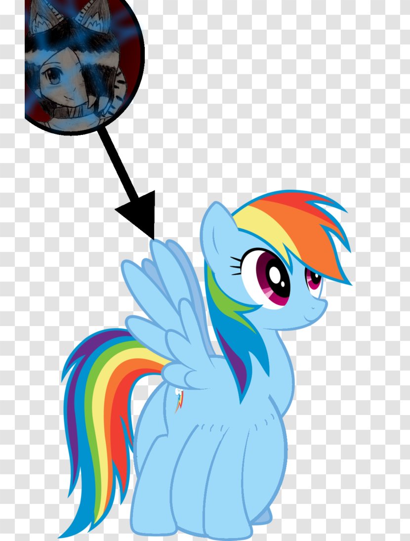Rainbow Dash My Little Pony Twilight Sparkle - Drawing - Pool Vector Transparent PNG