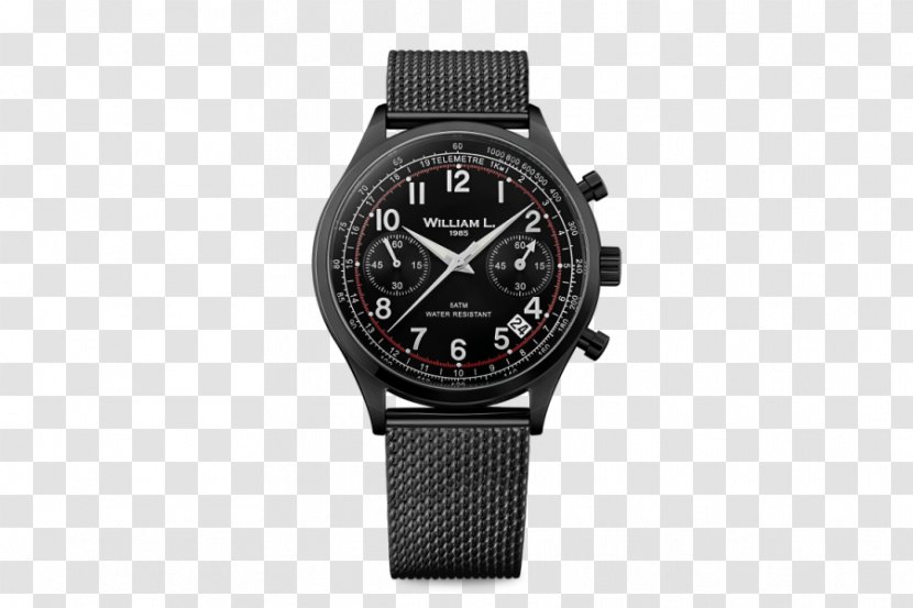 Chronograph Watch Quartz Clock Strap Tachymeter - Movement - Mesh Jumpsuit Transparent PNG