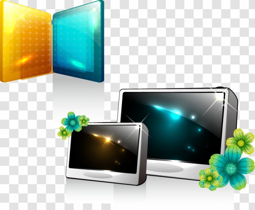 Adobe Illustrator Download - Liquidcrystal Display - 3d Office Material Transparent PNG