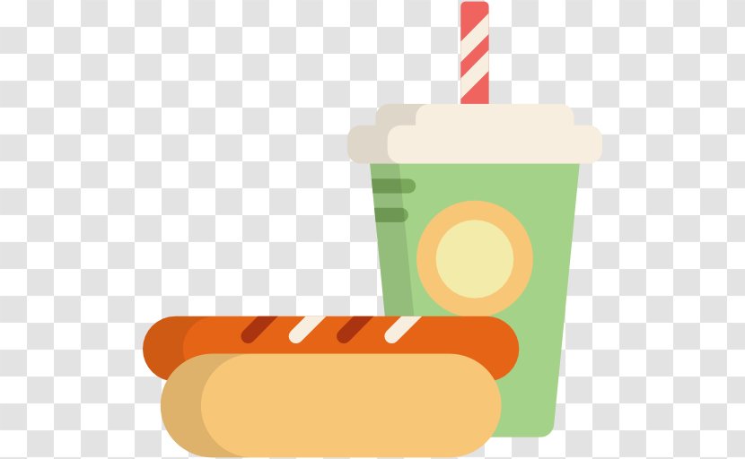 Coca-Cola Hot Dog Fast Food French Fries Hamburger - Cola - Flattened Restaurant Transparent PNG