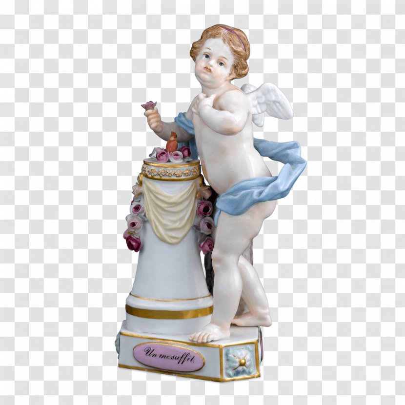 Meissen Porcelain Figurine 19th Century Statue - Motto - Woman Playing Cards Transparent PNG