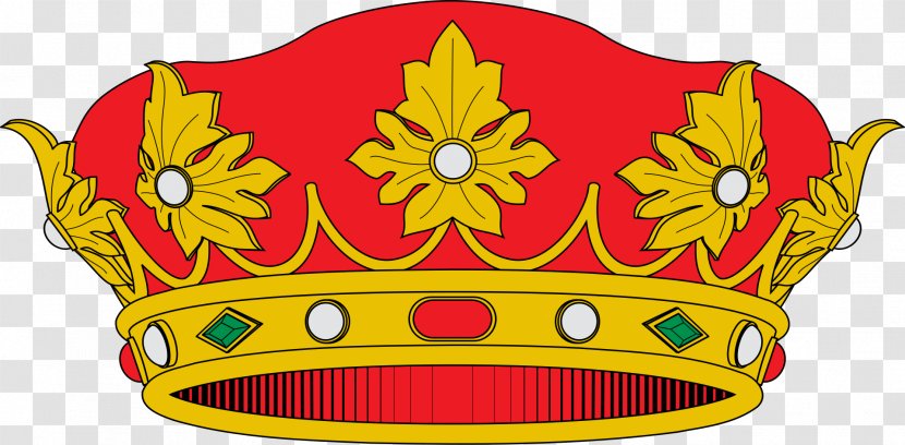 Spanish Royal Crown Valencian Community Grandee Coroa De Duque - Coat Of Arms The King Spain Transparent PNG