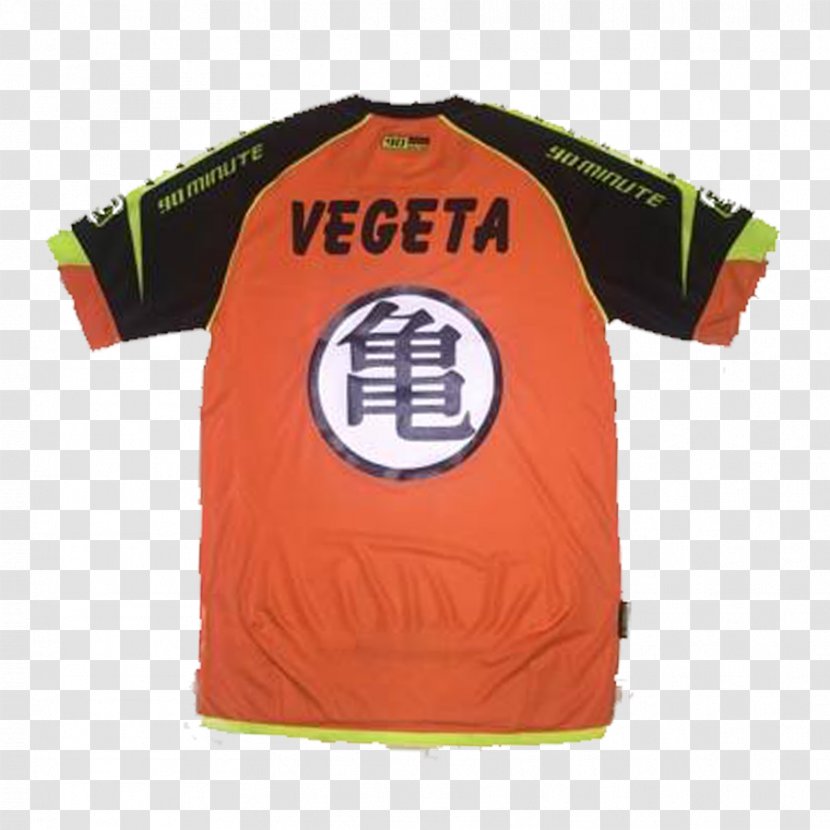 T-shirt MMZ Sports Fan Jersey Vegeta Sleeve Transparent PNG