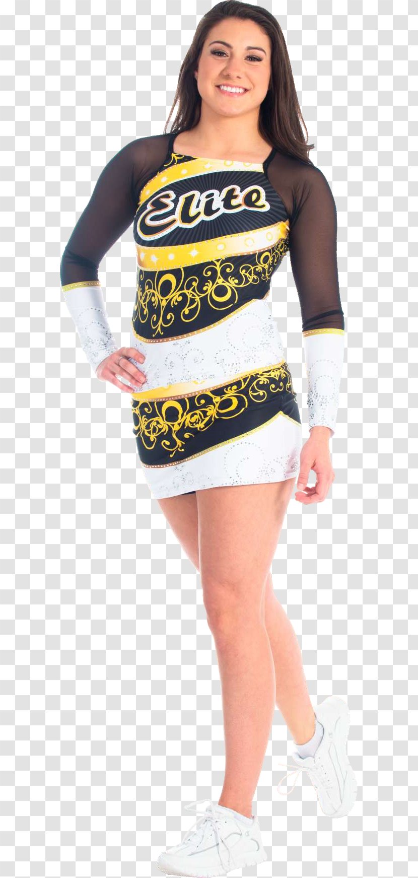 Cheerleading Uniforms Clothing Sportswear - Cartoon - Sublimated Cheer Transparent PNG