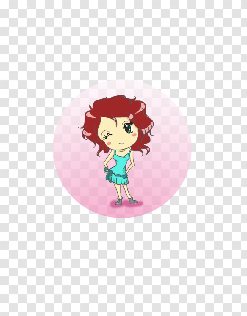 Pink M Cartoon Character - Rtv - Red Sticker Transparent PNG