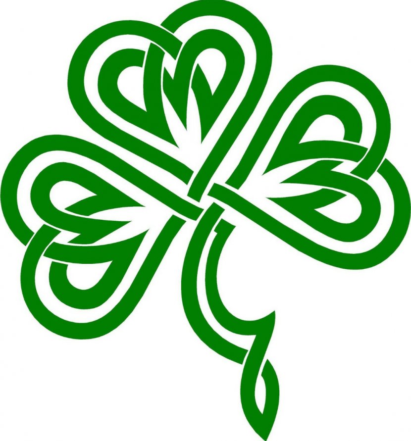 Ireland Shamrock Celtic Knot Irish Cuisine Clip Art - Flora - Clover Transparent PNG