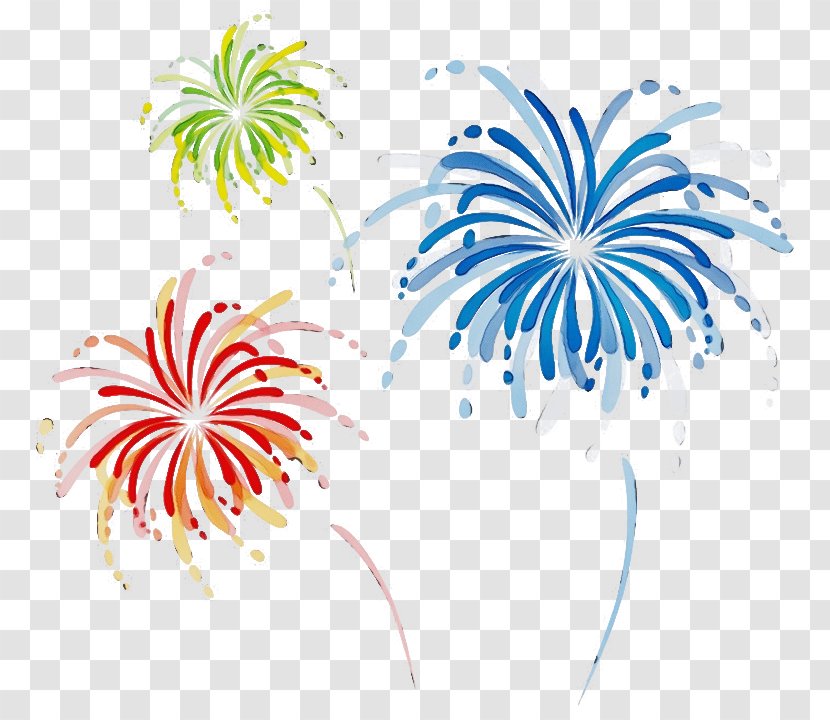 Fireworks Background - Drawing - Plant Animation Transparent PNG