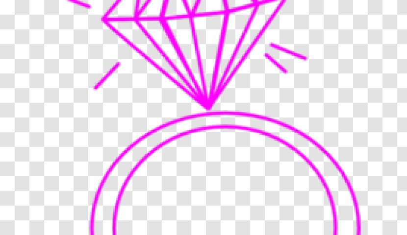 Clip Art Engagement Ring Wedding Pink Diamond - Avenge Border Transparent PNG
