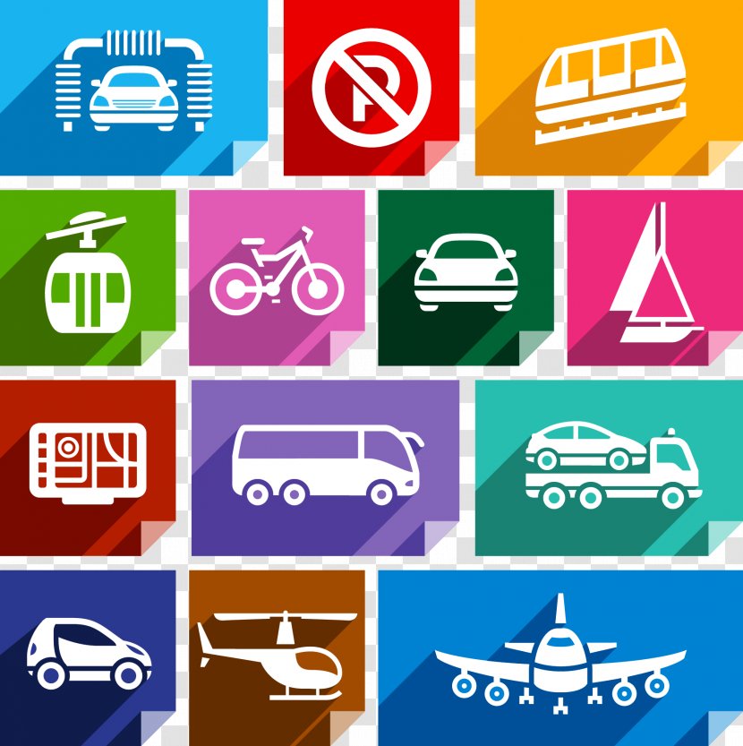 Rail Transport Cable Car Public - Text - Sea And Air Color Icon Transparent PNG