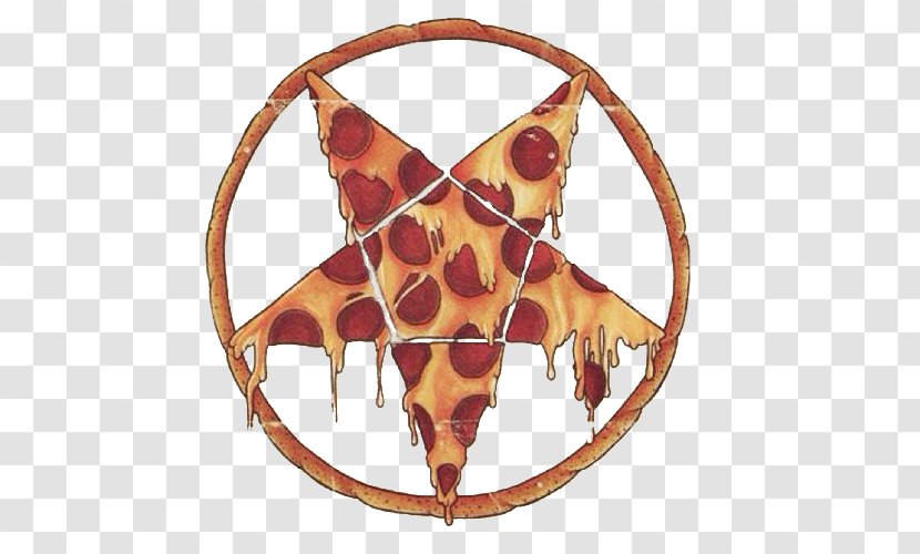 Pizza Pentagram Papa John's Pepperoni Marinara Sauce - Satan Transparent PNG