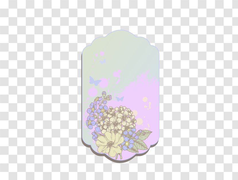 Bookmark Computer File - Heart - Floral Notes Transparent PNG