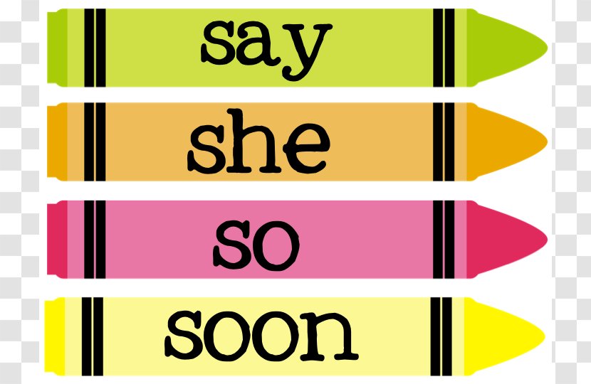 Sight Word Microsoft Clip Art - Area - Schedule Cliparts Transparent PNG