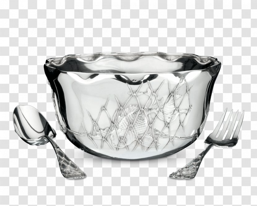 Silver Cutlery Bowl Tableware Transparent PNG