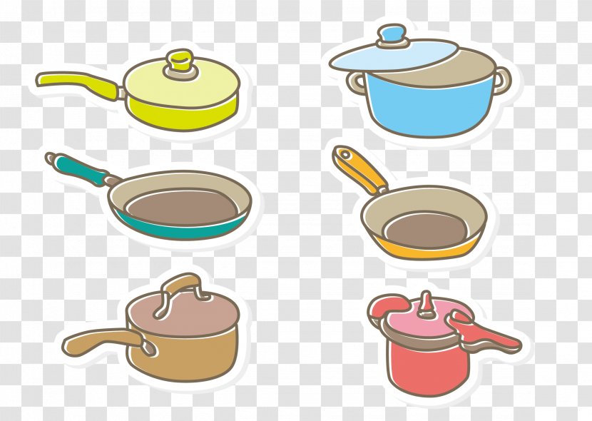 Cookware And Bakeware Cartoon Stock Pot - Cooking - Kitchen Pictures Transparent PNG