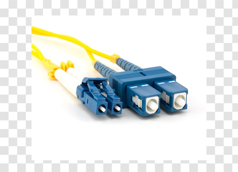 Network Cables Optical Fiber Connector Optic Patch Cord Cable - 10 Gigabit Ethernet Transparent PNG