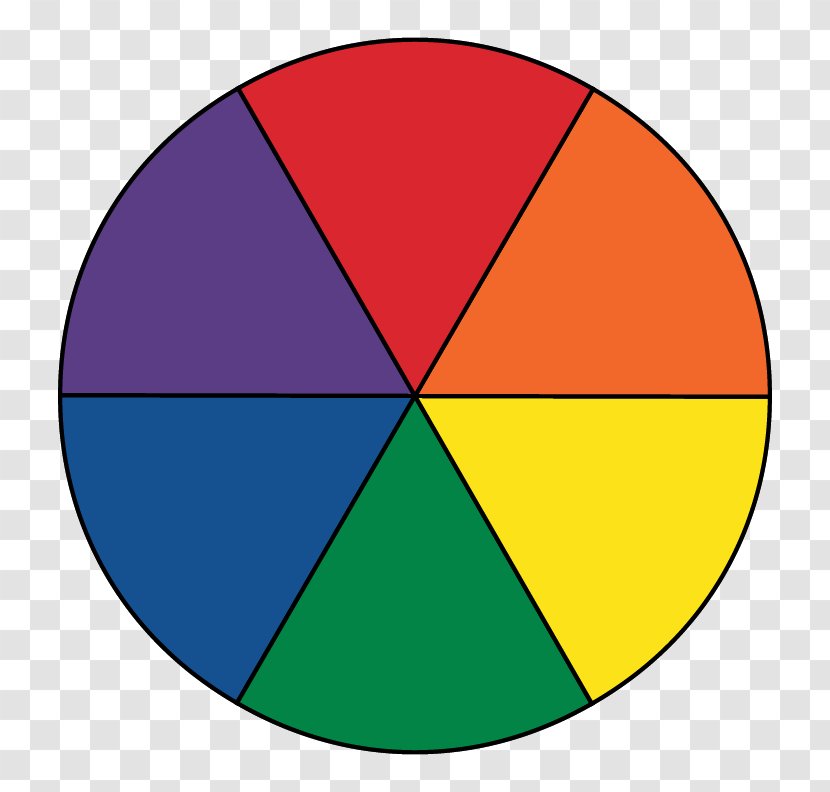Color Wheel Complementary Colors Coloring Book Theory - Area Transparent PNG