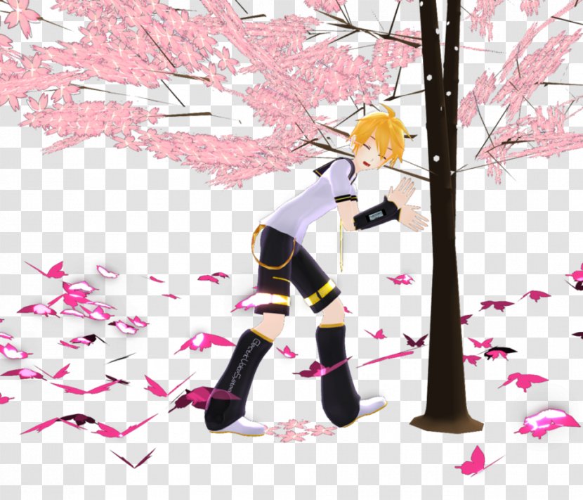 Cherry Blossom Cartoon Desktop Wallpaper - Tree Transparent PNG