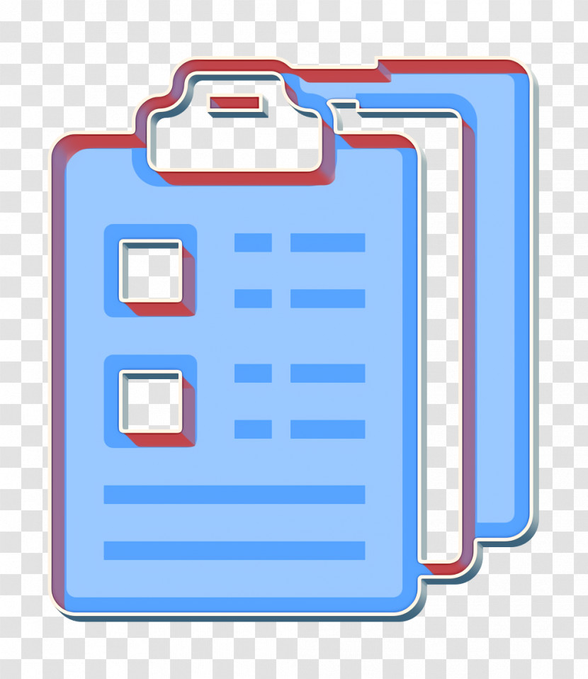 Document Icon Clipboard Icon Office Stationery Icon Transparent PNG