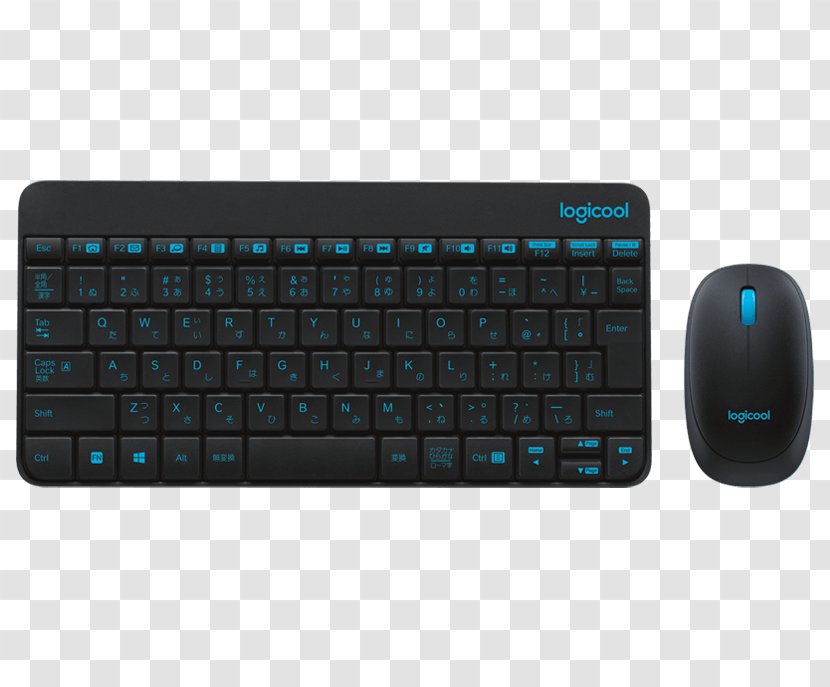 Computer Keyboard Mouse Logitech Wireless Laptop - Accessory Transparent PNG